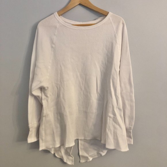 Free People Amelia Oversized Thermal Top - Picture 5 of 8
